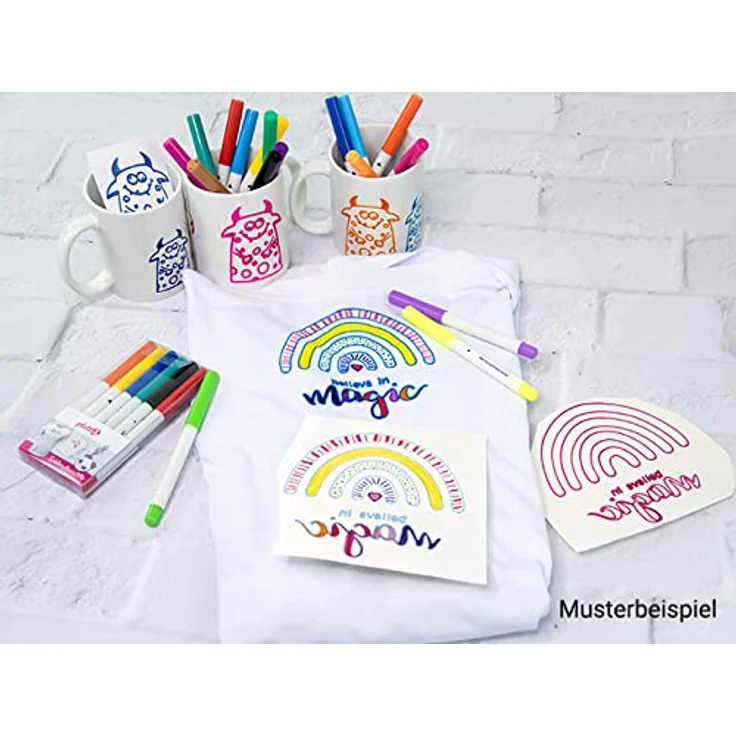 plottiX subliX - Sublimationsstifte Basic Set (6 Farben) – Bild 2