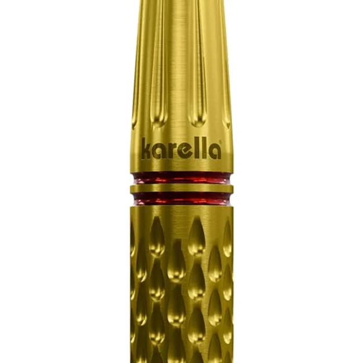 Karella Softdart Commander Gold 90% Tungsten Softdart, 18g, für elektronische Dartscheibe, 2BA Gewinde, 3 Dartpfeile mit Kunststoffspitze, Dartautomat, Wolfram, Profidart mit Flight und Shaft – Bild 4