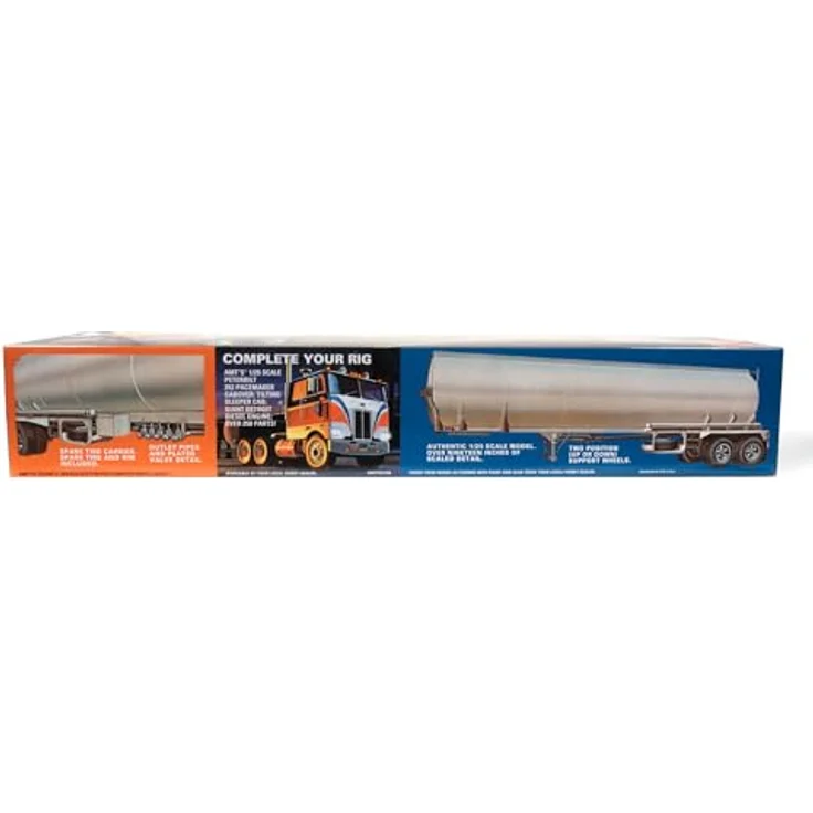 AMT 1/25 Fruehauf Tanker Gulf Plastikmodellbausatz - Maßstab 1:25 – Bild 3