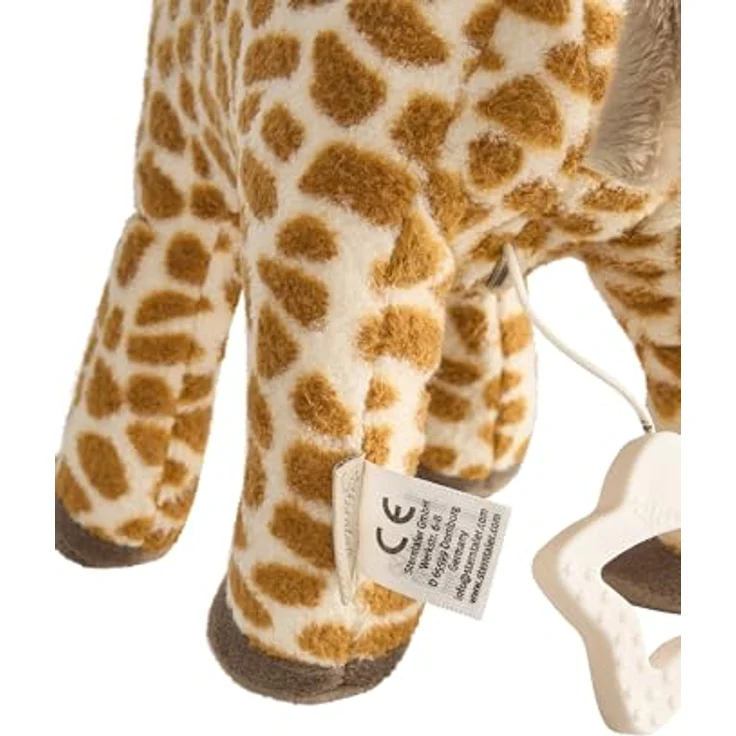 Sterntaler® Spieluhr Giraffe Kaya L, Kuscheltier aus weichem Plüsch mit Bahm's Wiegenlied und Sicherheitsreißverschluss – Bild 2