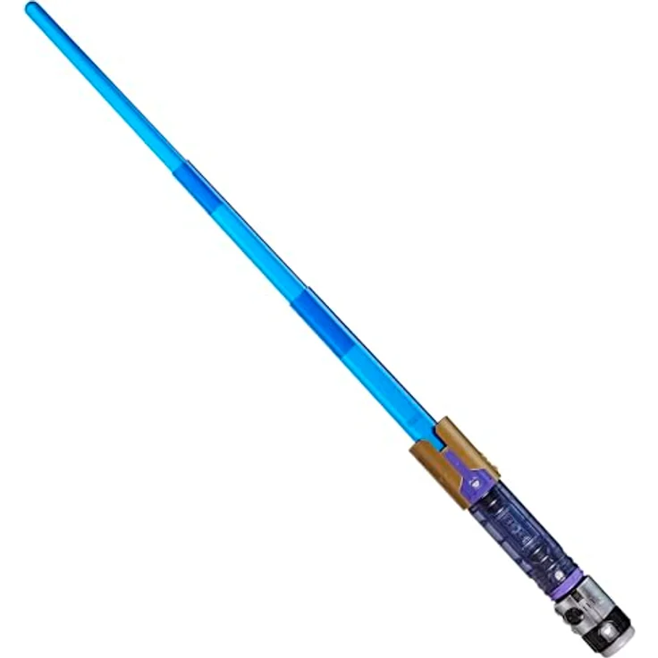 Star Wars Lightsaber Forge Kyber Core Jedi Master mit blauen Lichteffekten im transparenten Kern, Spielzeug für Kinder ab 5 Jahren, perfekt als Teil eines Superhelden-Kostüms, etwa zu Halloween – Bild 4