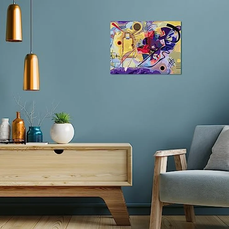 Ravensburger CreArt - Malen nach Zahlen 23650 ART Collection: Yellow, Red, Blue (Wassily Kandinsky) ab 14 Jahren – Bild 4