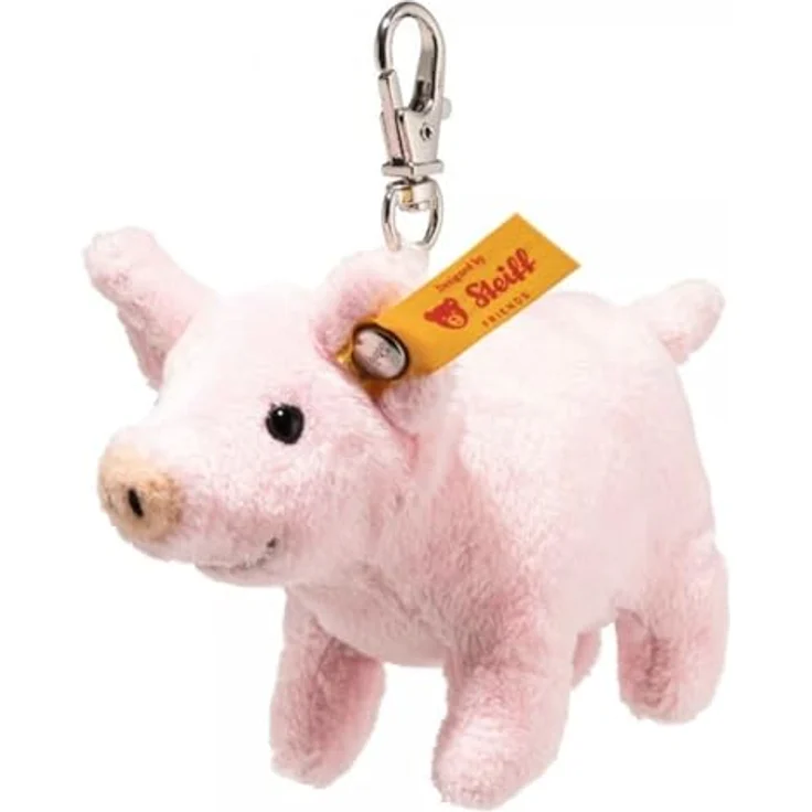 Steiff Anhänger Schwein 9cm, rosa Plüsch Glücksbringer Schlüsselanhänger, waschmaschinenfest, ideale Geschenkidee – Bild 2