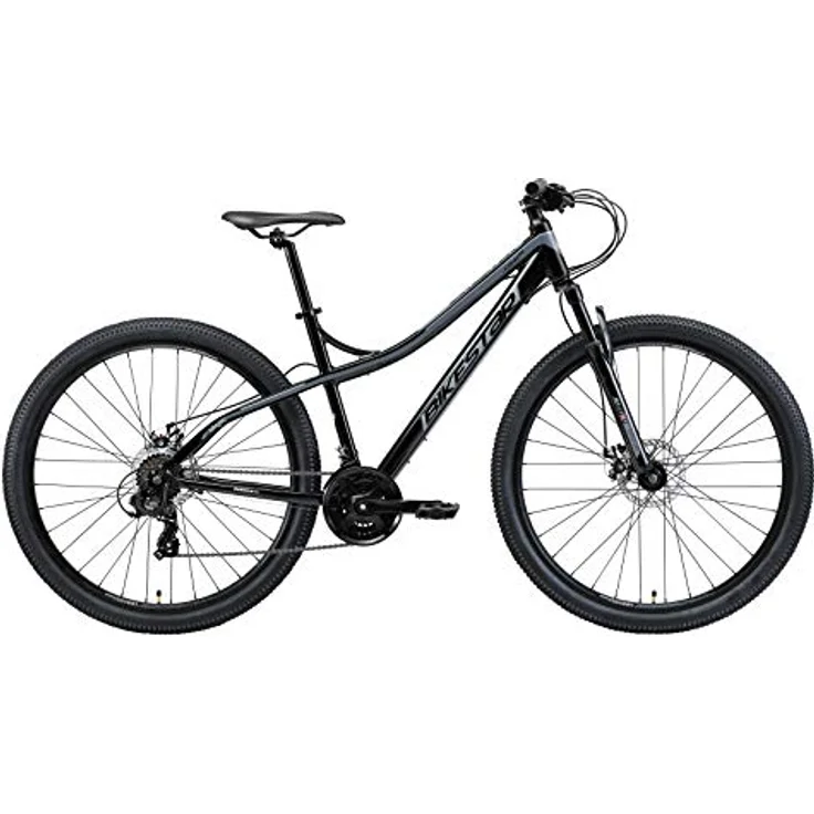 BIKESTAR Hardtail Aluminium Mountainbike Shimano 21 Gang Schaltung, Scheibenbremse 29 Zoll Reifen | 18 Zoll Rahmen Alu MTB | Schwarz & Grau – Bild 3
