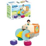 PLAYMOBIL JUNIOR Müllsammelfahrzeug, Spielzeug ab 1 Jahr, fördert motorische Fähigkeiten, nachhaltig aus über 90% bio-basiertem Kunststoff, 71774