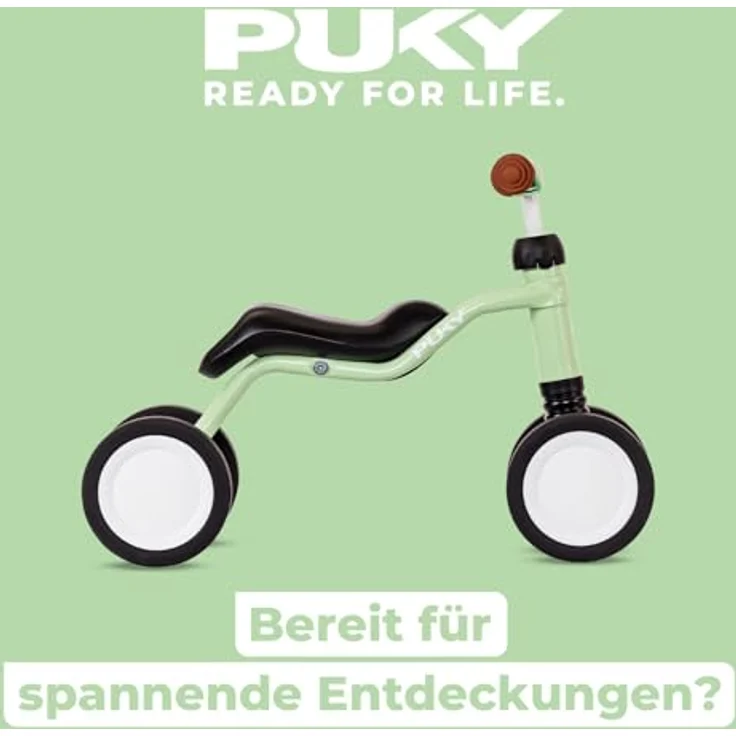 PUKY WUTSCH Pastel Green, Lauflernrad für Kinder ab 1 1/2 Jahren, Ergonomischer Sitz, Sicherheitslenker, Pendelachse, Indoor & Outdoor, FLOAT-Laufrad – Bild 2