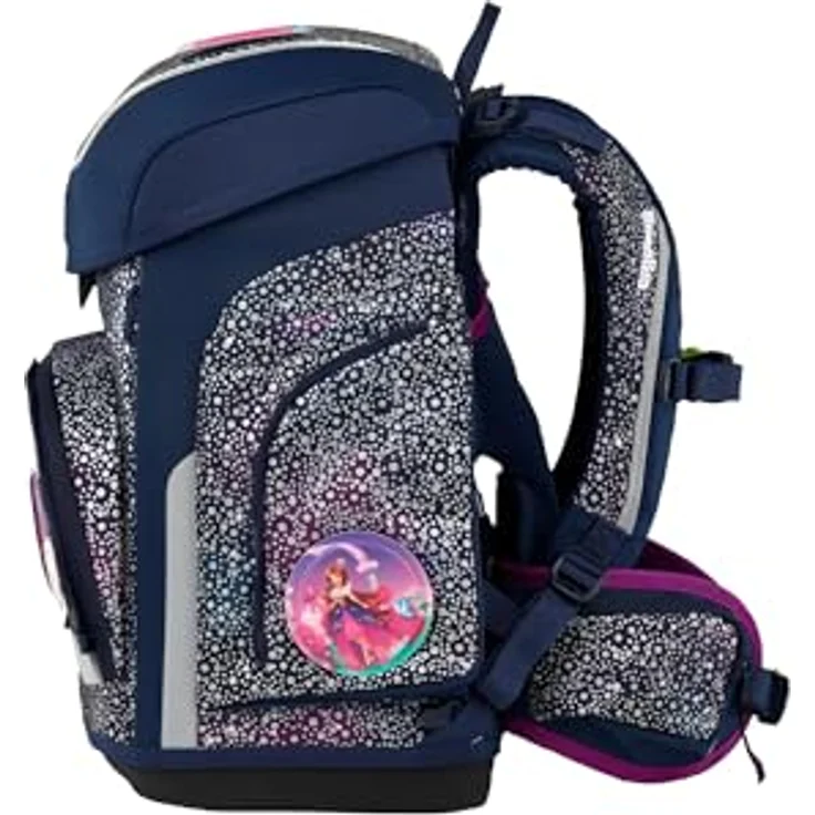 ergobag cubo Set, ergonomischer Schulranzen 5-teilig für die 1. Klasse, standsicher und reflektierend, individuell gestaltbar, 28 x 40 x 25 cm – Bild 4