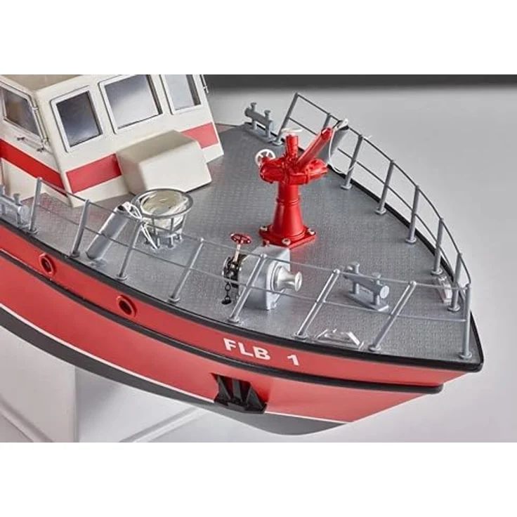 Krick RC-Boot Romarin RC Feuerlöschboot FLB-1 Baukasten 1:25, Ferngesteuertes Boot mit Radar und Beleuchtung – Bild 4