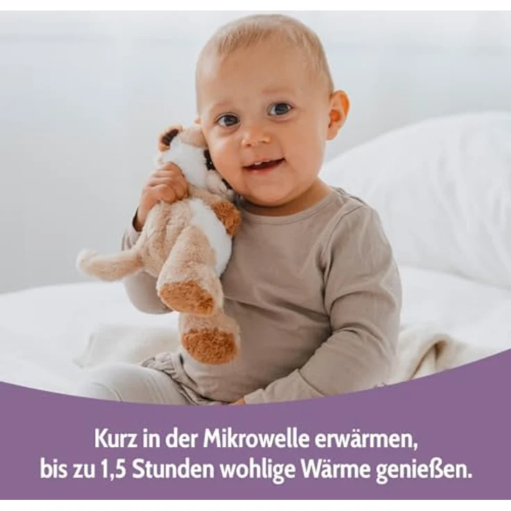 Habibi Premium MIDI Erdmännchen Wärmestofftier, Wärmekissen mit herausnehmbarem Körnerkissen, mikrowellengeeignet, kuscheliges Softtoy für Baby & Kind – Bild 2