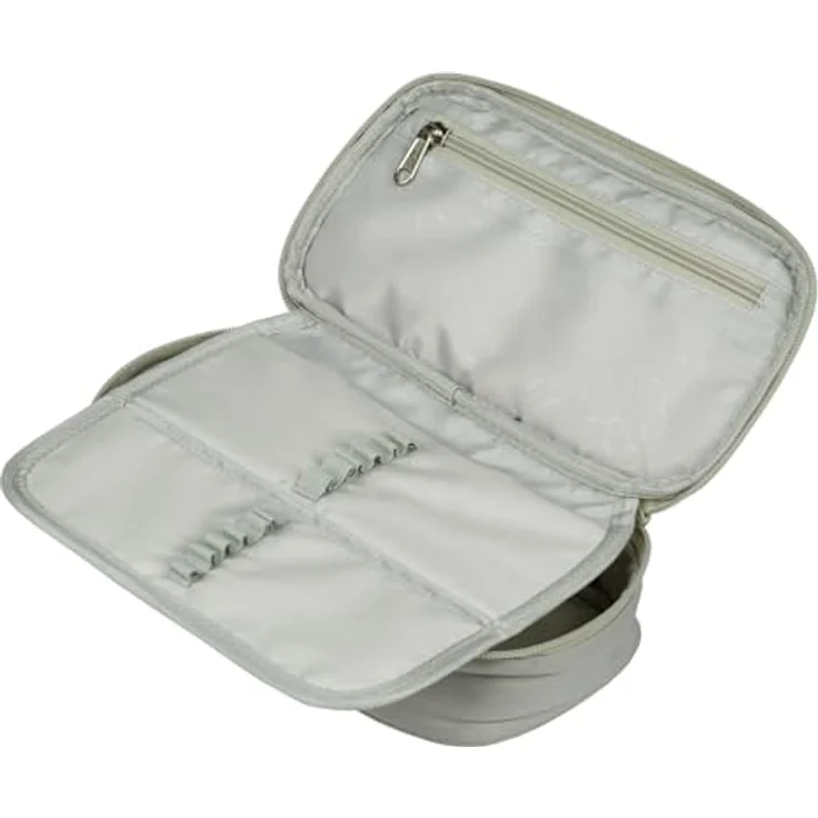 Baagl Federmäppchen Skate Mist, Schulmäppchen mit praktischer Innenaufteilung, robust aus recyceltem Polyester, 23x12x5 cm – Bild 3