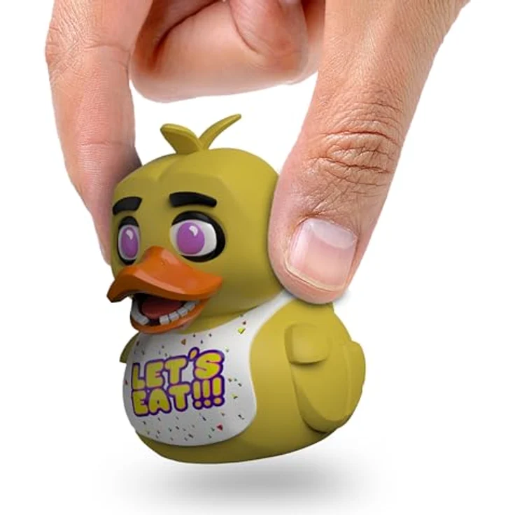 TUBBZ Mini: Five Nights at Freddy's - Chica Cosplaying Rubber Duck Vinyl Figure, charmante Mini-Badewanne inklusive – Bild 1