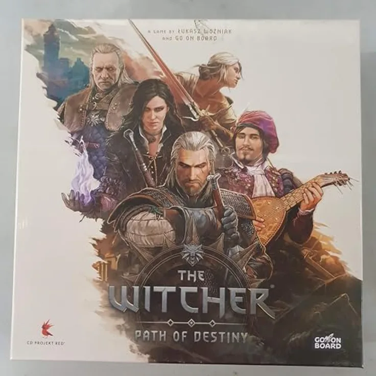 Go On Board The Witcher Path of Destiny, 1-5 Spieler Tableau-Building Kartenspiel mit strategischem Deck-Building, für Altersgruppe 14+