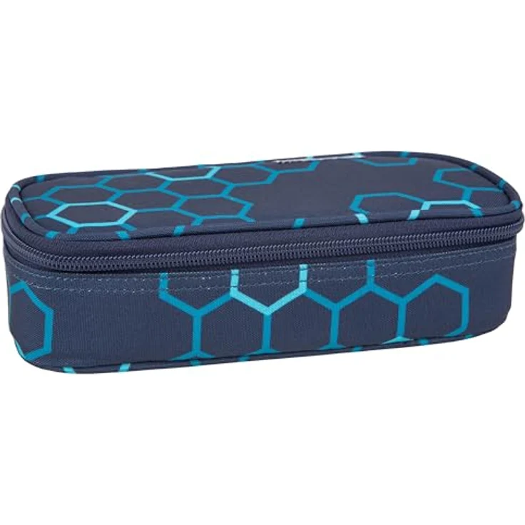 McNeill Etui Box CAMPUS XAGON, Federmäppchen mit integrierter Stiftehalterung, blau – Bild 2