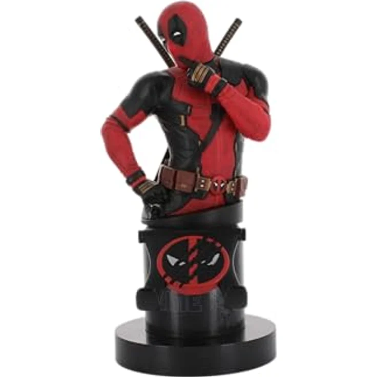 exquisite gaming Marvel Deadpool 3 Rest Cable Guy, 21 cm Kabelhalter für Smartphones und Controller, offiziell lizenziert – Bild 1