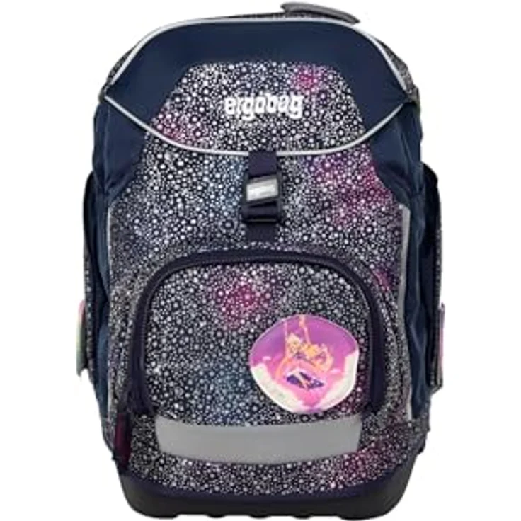 ergobag pack Set, ergonomischer Schulrucksack für 1. Klasse, 6-teilig, mit höhenverstellbarem Tragesystem, wasserdicht, inklusive Sportrucksack und gefülltem Federmäppchen – Bild 2