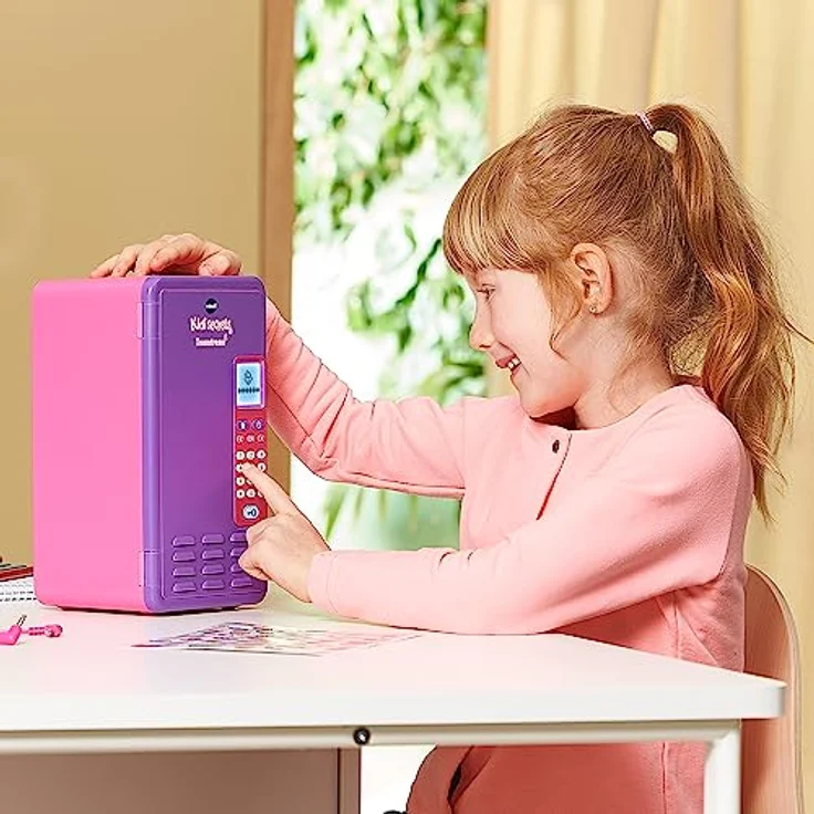 VTech Kidisecrets Traumtresor – Tresor mit Zahlencode zum Aufbewahren von Geheimnissen – Mit Spielen, Musik und Aufklebern – Für Kinder von 6-12 Jahren – Bild 3