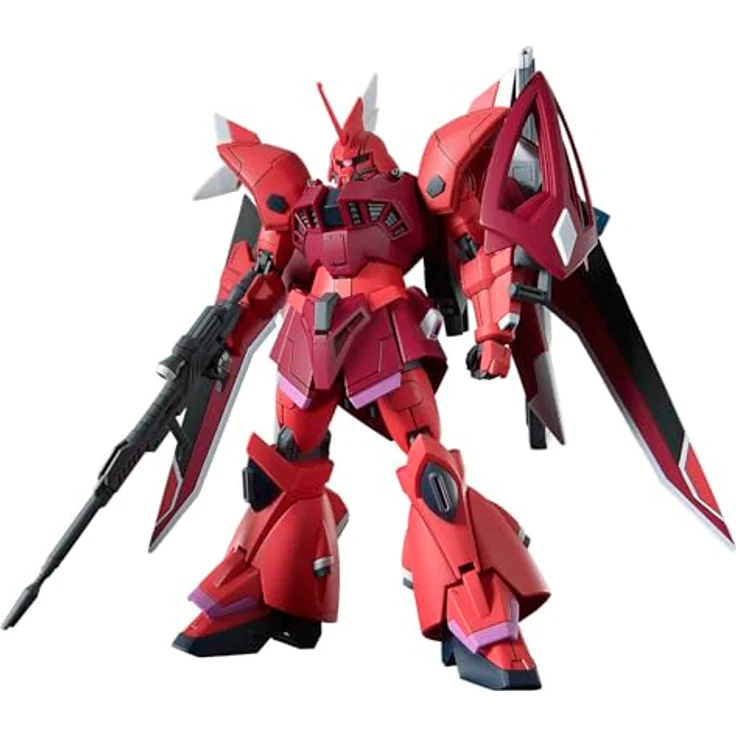 Bandai Action Figur GELGOOG MENACE (LUNAMARIA HAWKE CUSTOM), bewegliche Bausatzfigur mit Seed Action System und Beam Naginata – Bild 1