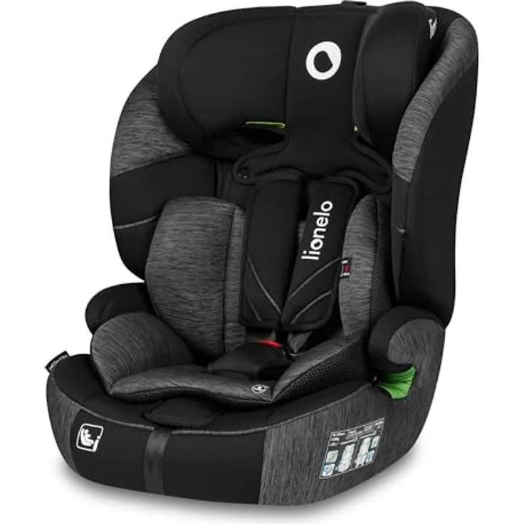lionelo Autokindersitz LEVI ONE I-SIZE, i-Size R129 / Memory Foam / Dri-Seat, ab 12 Monaten, bis 12 Jahren, 9,00 kg - 36,00 kg (Set) – Bild 2