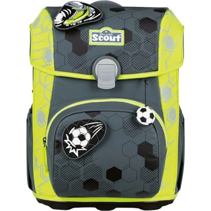 Scout Schulranzen Neo Exklusiv (4-tlg), Polyester, inklusive Sportbeutel, Schlamper-Etui und Reflexflächen, 21,5 l Volumen – Bild 2
