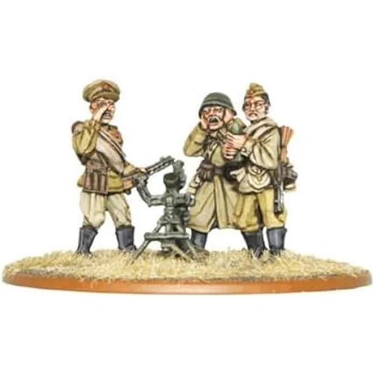 Warlord Games Bolt Action 2 Soviet Army Support Group (HQ, Mortar & MMG), Brettspiel für strategische Militärsimulation – Bild 3