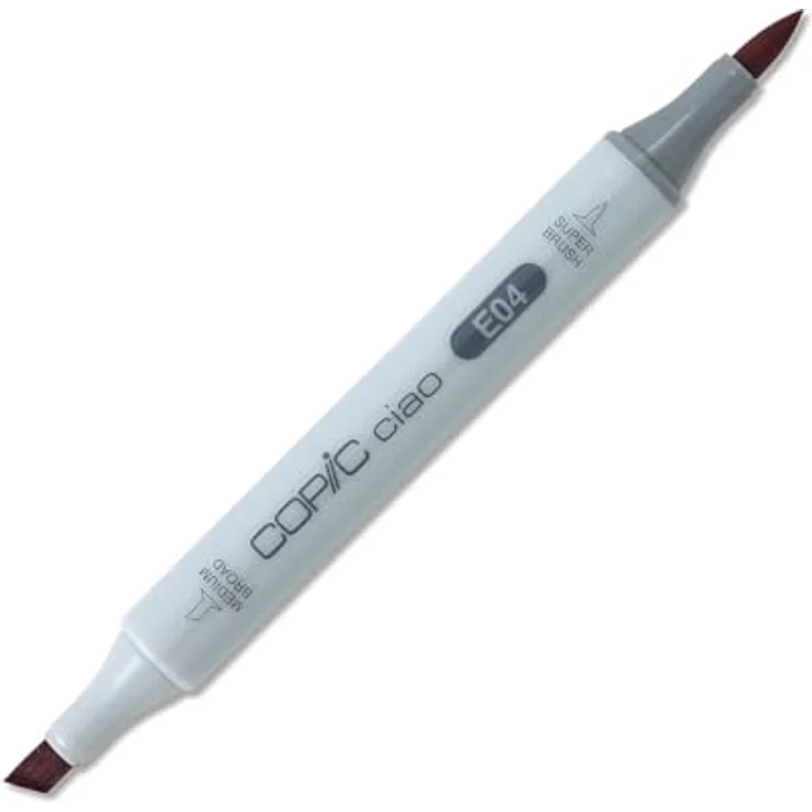 Copic COPIC Ciao Marker Typ E - 04, Lipstick Natural, vielseitiger Layoutmarker mit dualem Spitzensystem, mittelbreite und Brush-Spitze, schnelltrocknend, wischfest, nachfüllbar – Bild 2