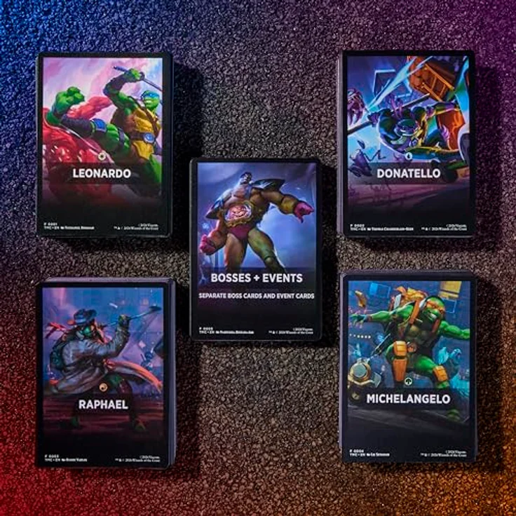 Wizards of the Coast Magic: The Gathering Teenage Mutant Ninja Turtles Turtle Team Up, Sammelkartenspiel mit 4 vorgefertigten 60-Karten-Decks und Play-Boostern, Englisch – Bild 3