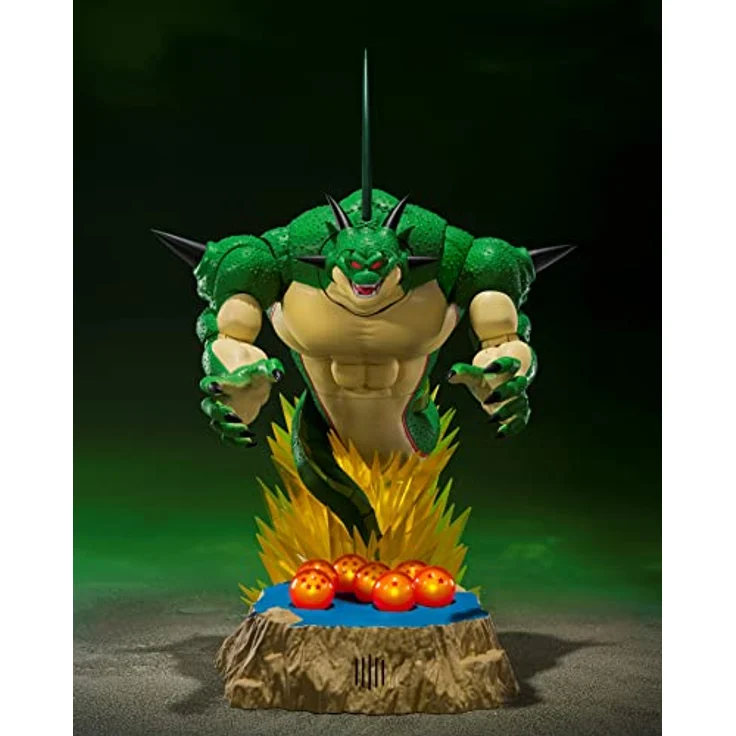 TAMASHII NATIONS Dragon Ball Z Porunga & Dende Luminous Dragon Ball Set Actionfigur, Bandai Spirits S.H.Figuarts, Leuchtend, Grün – Bild 3