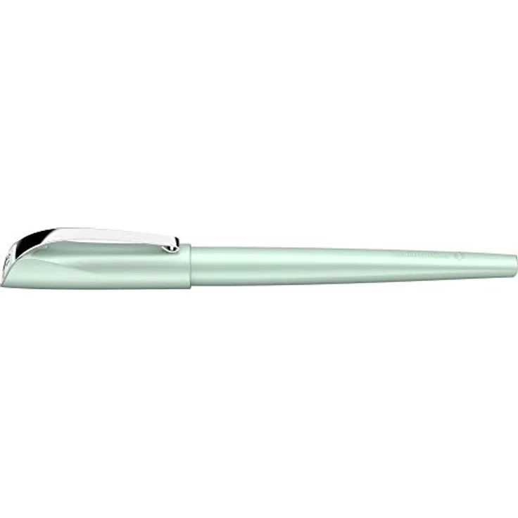 Schneider Füllhalter Callissima Mint, Kalligraphie-Füller mit Federbreite 1,5 mm in edler Metallic-Optik, inkl. Tintenpatrone Bermuda Blue – Bild 2