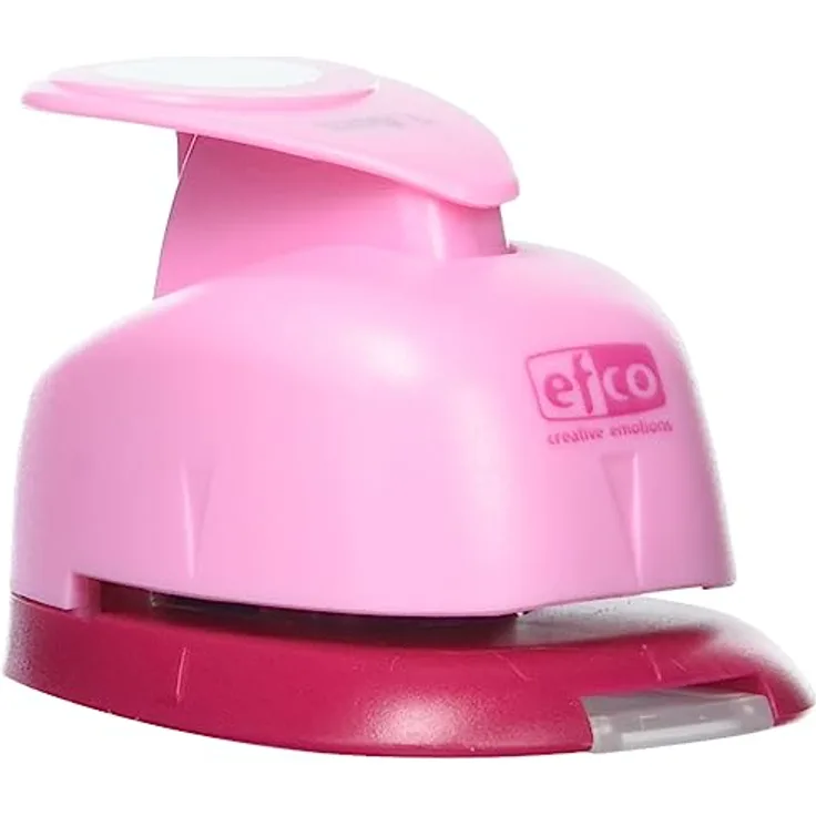 efco 1790109 Stanzer S, Kreis gezahnt 5/8 Zoll Motivstanzer, Kern: Metall, Pink, 6 x 4 x 4,5 cm