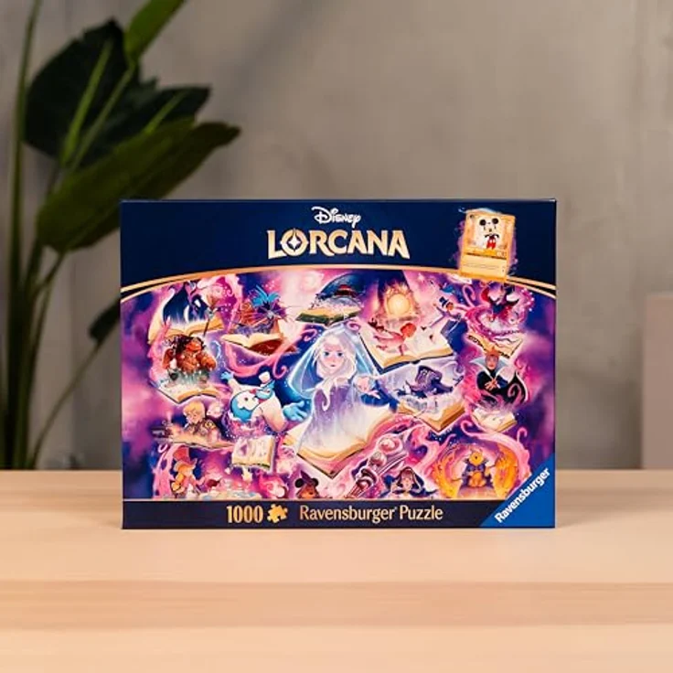 Ravensburger Erwachsenenpuzzle 1000 Teile, Disney Lorcana - Glimmers of The Realm: Amethyst, mit handgefertigten Stanzmessern und reflexfreiem Puzzlebild – Bild 4