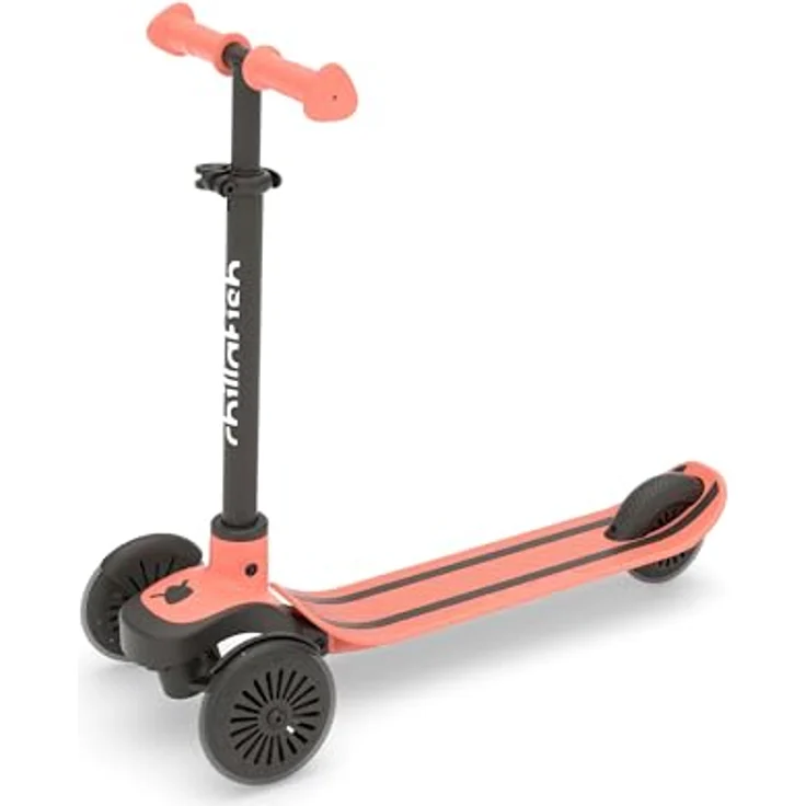 Chillafish Scotti 3-Rad Scooter für Kinder, Lean-to-Steer mit Fußbremse, höhenverstellbarem Lenker und ABEC-5 Rädern, abnehmbar, CPSC01FLA – Bild 1