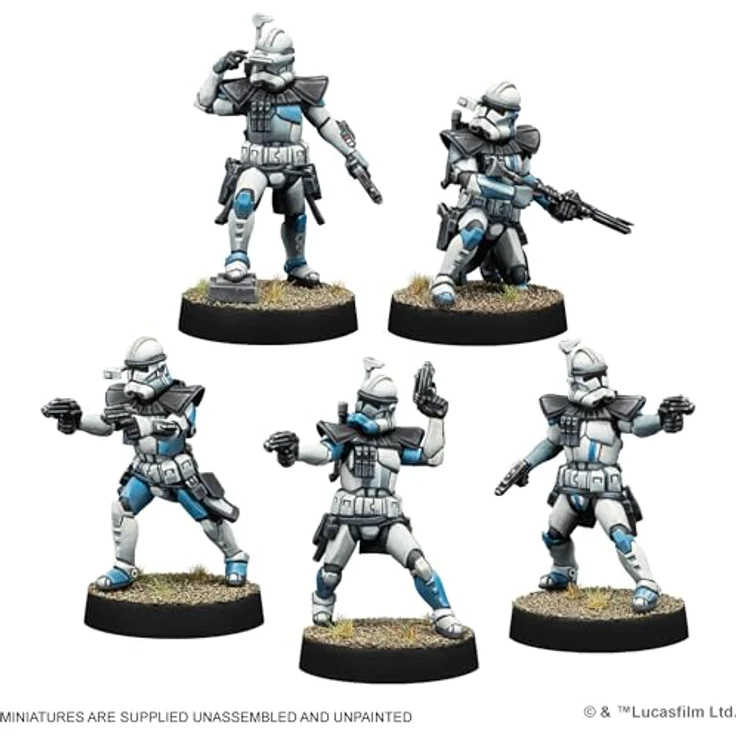 Atomic Mass Games Star Wars: Legion, Galactic Republic Starter Set mit 38 Miniaturen und General Kenobi als Commander – Bild 6