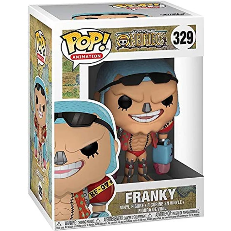 Funko Pop! Animation Shonen Jump One Piece Franky, Vinyl-Sammelfigur, 9,5 cm groß, ideales Geschenk für Anime-Fans, offizielle Handelsware – Bild 3