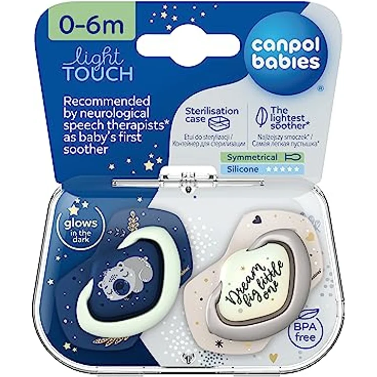 Canpol babies Silikon Schnuller, 2 Stück (0-6 m, Sleepy Koala Boy) – Bild 4
