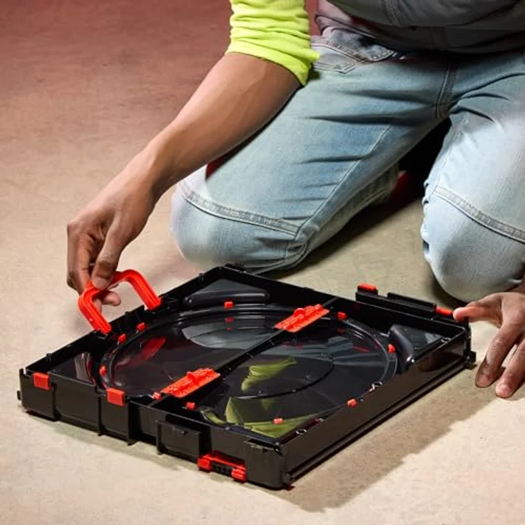 Hasbro Beyblade X Clash and Carry Beystadium-Arena, tragbare Kampf-Arena mit X-Celerator Beschleunigungssystem, 1-tlg – Bild 8