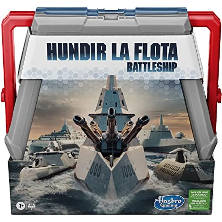 Hasbro Gaming Klassisches Brettspiel, Strategiespiel ab 7 Jahren, lustiges Kinderspiel für 2 Spieler, langlebig und strapazierfähig