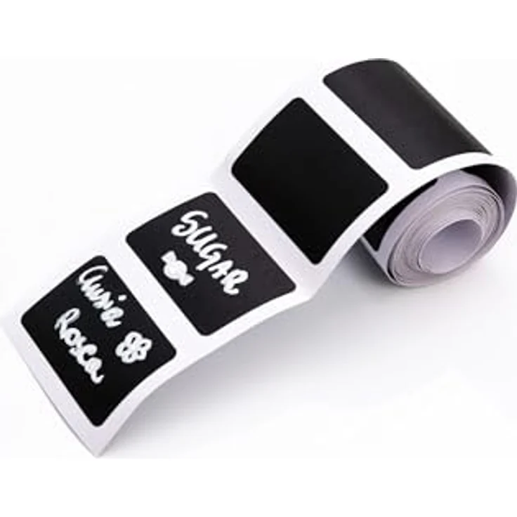 ALLboards Selbstklebende Kreideetiketten, 120 Stück, 3,5×5,5 cm mit Kreideoberfläche für vielseitige Anwendung – Bild 3