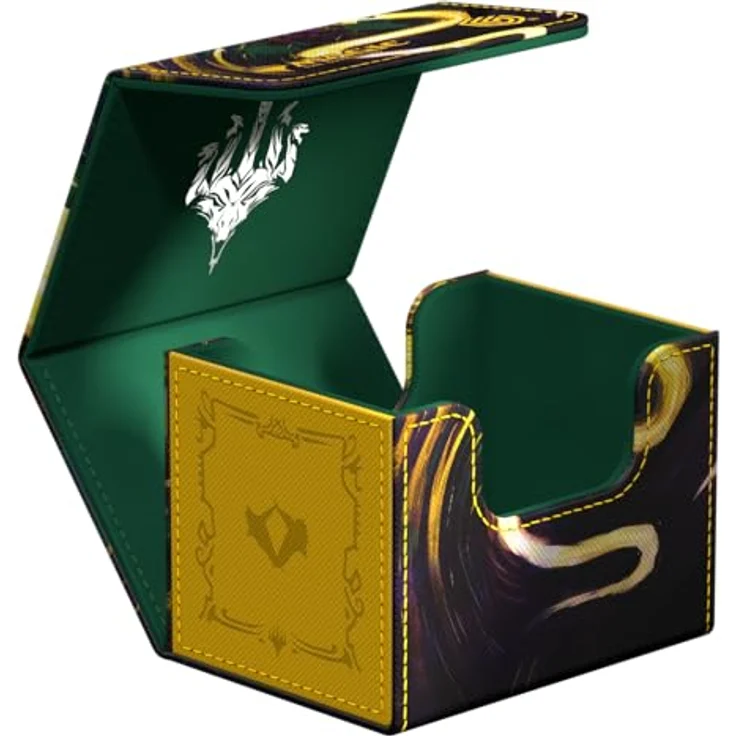 Ultimate Guard Sidewinder 100+ Xenoskin, Sammelkarten Zubehör für 100 Double-Sleeve Karten, mit Magic: The Gathering "Tarkir: Dragonstorm" - Eerie Ultimatum Artwork, widerstandsfähiges Material und starker Magnetverschluss – Bild 4