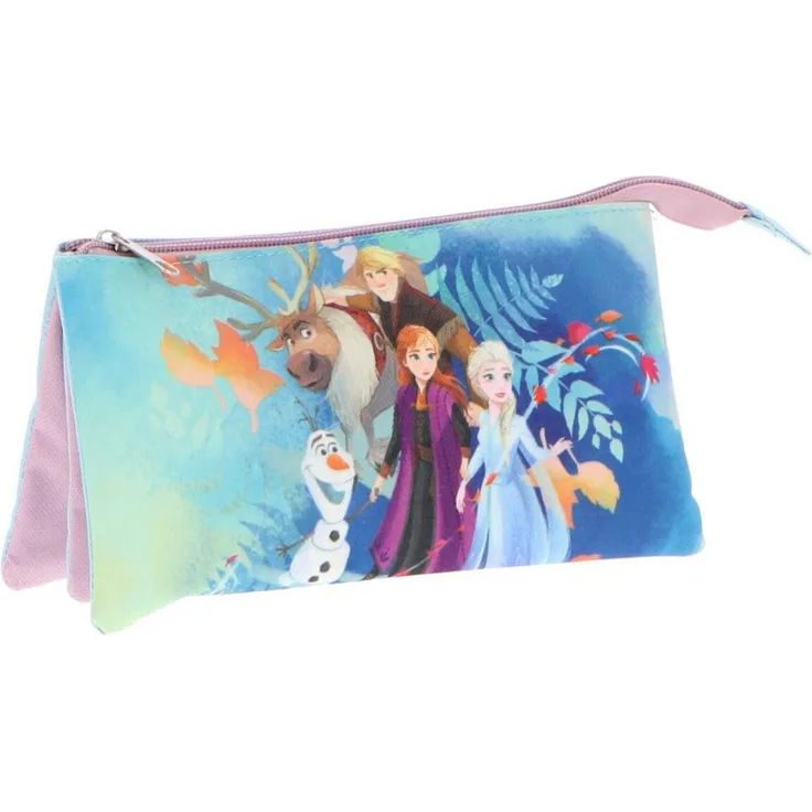 Disney Frozen Federmäppchen, praktisches Etui für Stifte und Schreibutensilien, 11 x 21 x 5 cm
