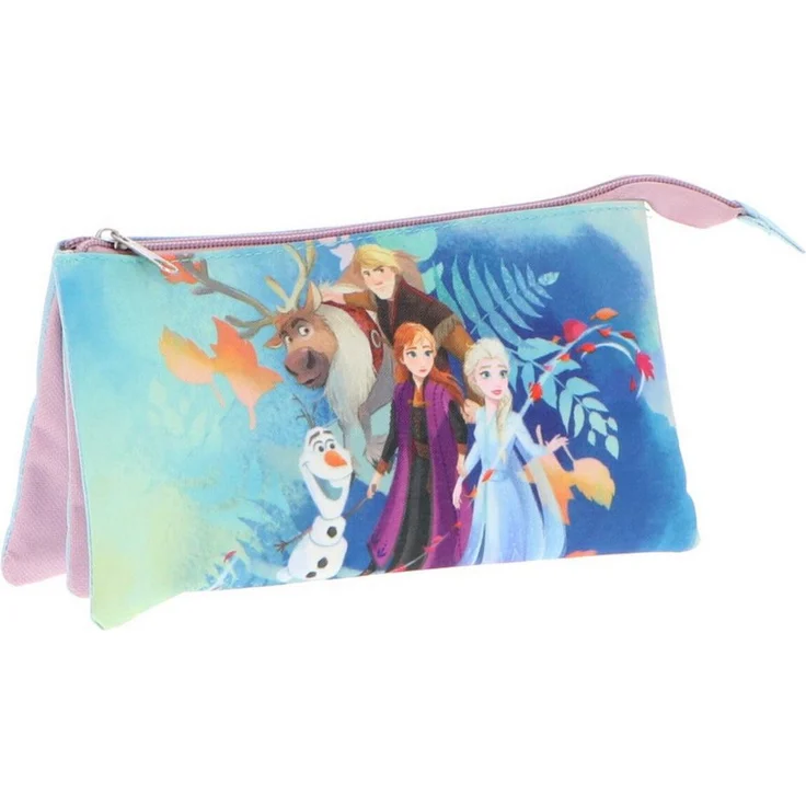 Disney Frozen Federmäppchen, praktisches Etui für Stifte und Schreibutensilien, 11 x 21 x 5 cm