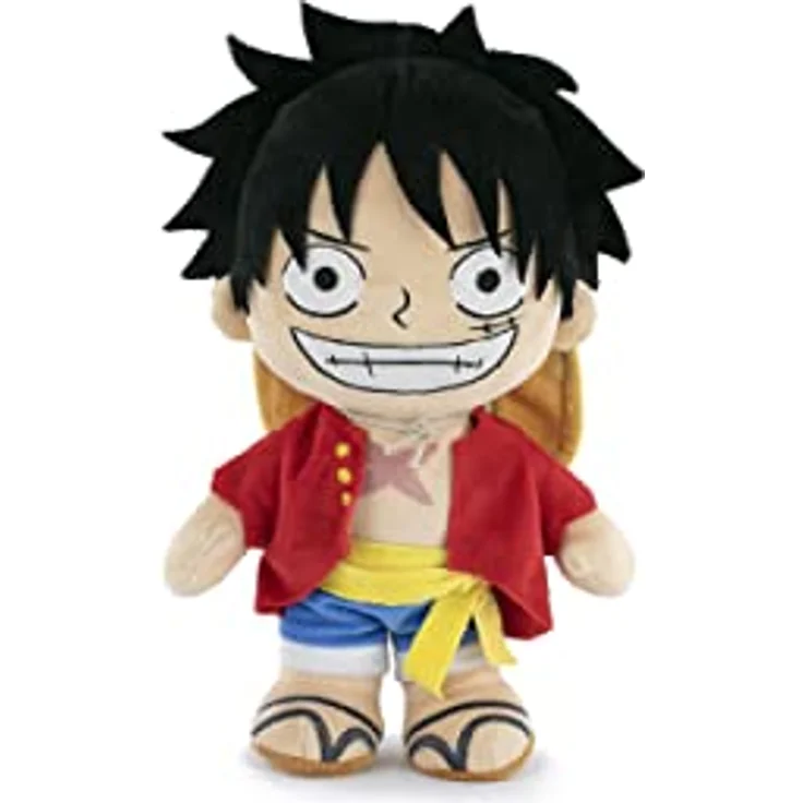 BARRADO One Piece - 28 Zentimeter - Super Soft Qualität (Luffy) - Kuscheltier – Bild 1
