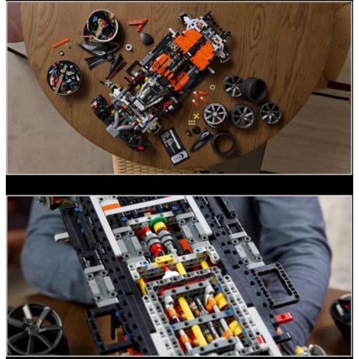 LEGO Technic 42232 Koenigsegg Sadair's Spear Hypercar, Modellauto-Bauset mit V8-Kolbenmotor, Triplex-Federung, 9-Gang-Getriebe, für Erwachsene, 4104 Teile – Bild 4