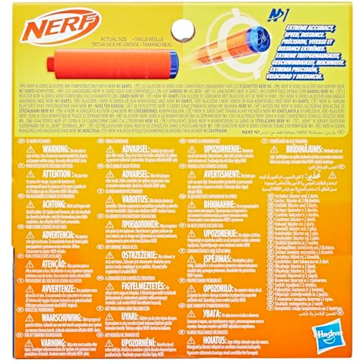 NERF Nerf N Series Flex Dart-Blaster, 2 Nerf N1 Darts, Kompatibel mit Nerf N Series Blastern – Bild 3