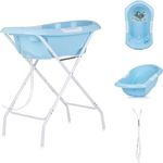 Chipolino Badewannenständer Noemi klappbar Ablauf Ablagefächer blau Babybadewanne ab Geburt