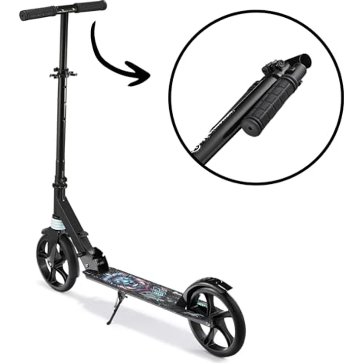 HyperMotion CITY SWIFT Digital Lion Scooter - Zweirädriger Roller mit Stoßdämpfer für junge Erwachsene - 100kg – Bild 5