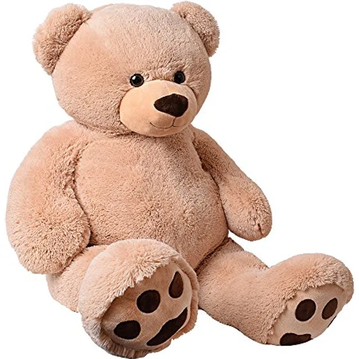 TE-Trend XXL Riesenteddy 135cm – Großer Plüschbär Kuscheltier, braun
