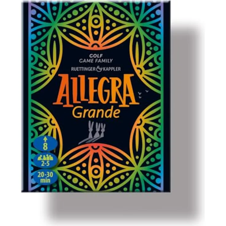 Sonstige Verlage ALLEGRA Grande, Brettspiel mit 16er-Auslage, taktischen Aktionskarten und Joker-Funktionen