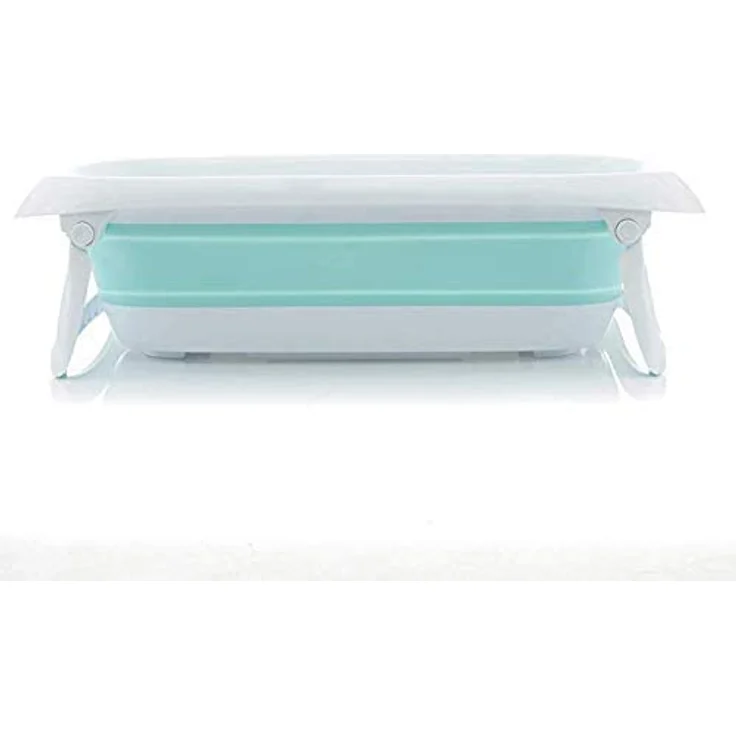 Babify Shower Faltbare Baby-Badewanne mit Badekissen, ultra kompakt, rutschfest, Minzgrün – Bild 7