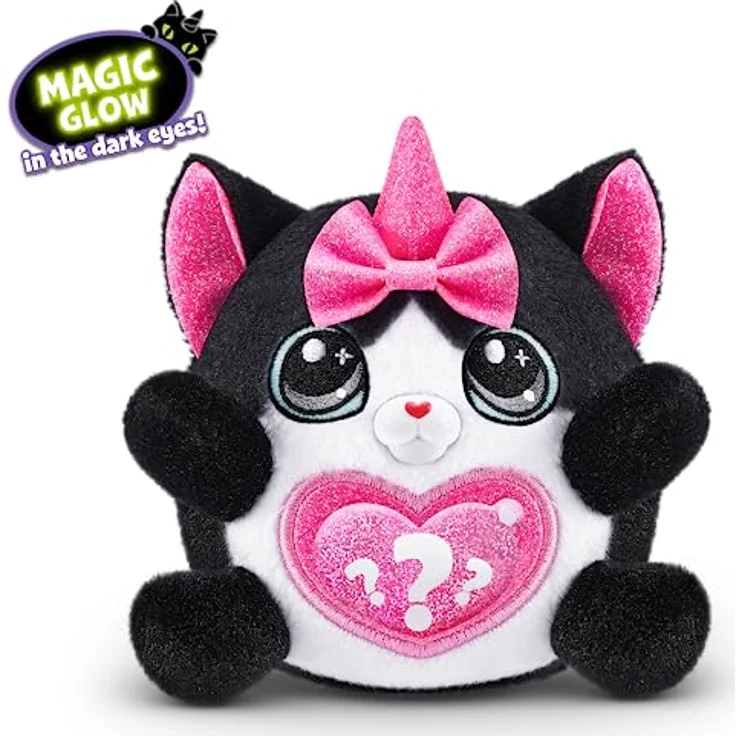 Rainbocorns Kittycorn Surprise Serie 2, Lucky Schwarze Katze, von ZURU, Kuscheltier (Schwarze Katze) – Bild 2