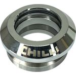 Chilli Stuntscooter Chilli Pro Stunt-Scooter BMX Intergrated 1-1/8" Headset Chrome, Aluminium, 2er Pack, Schwarz